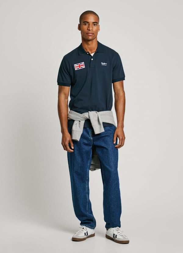 Pepe Jeans Polo Piqué Union Jack Bordado
