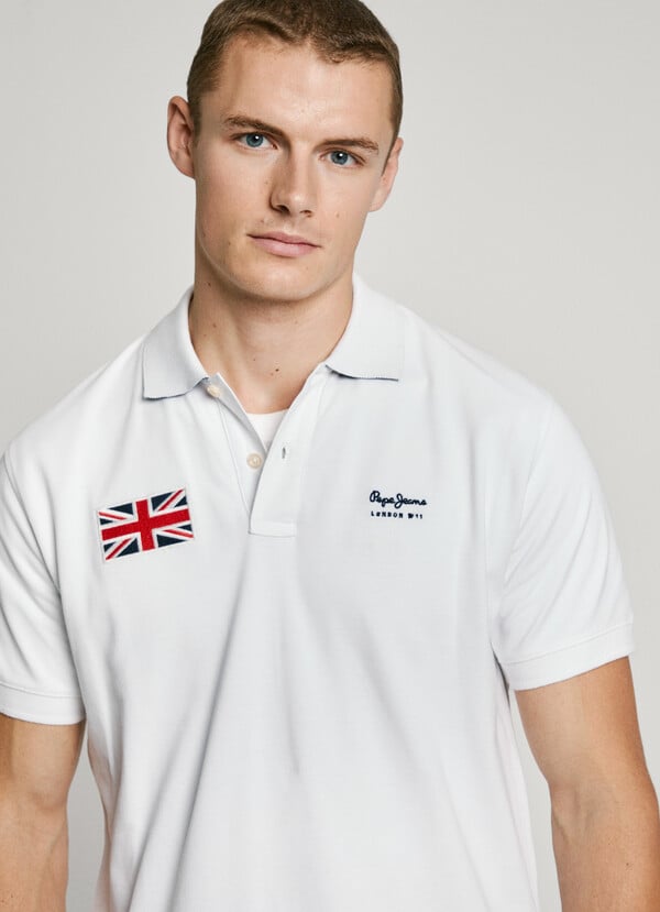 Pepe Jeans Polo Piqué Union Jack Bordado