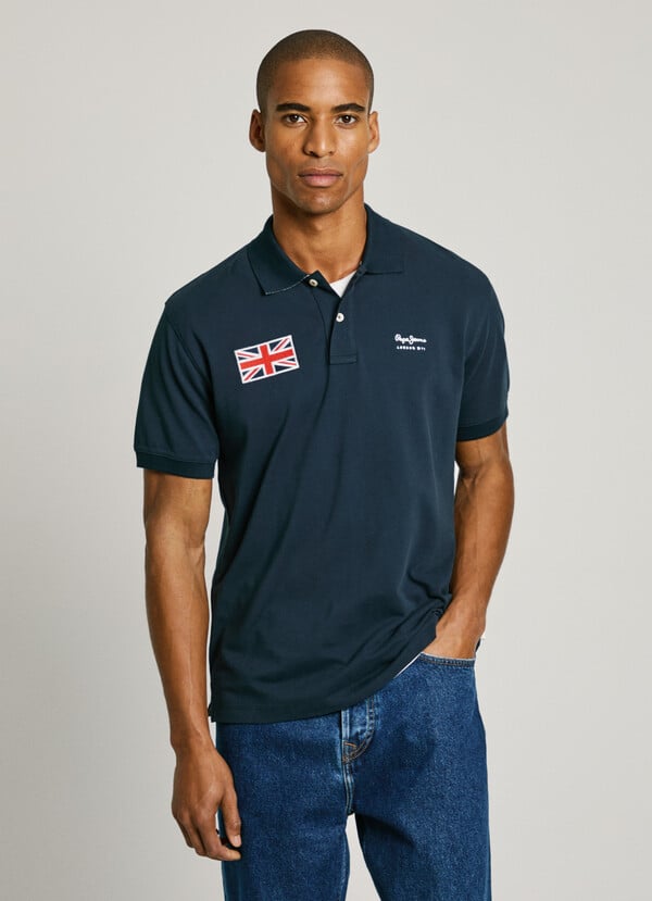 Pepe Jeans Polo Piqué Union Jack Bordado