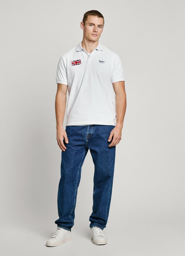 Pepe Jeans Polo Piqué Union Jack Bordado