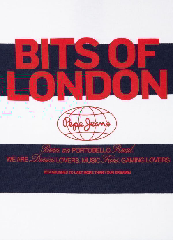 Pepe Jeans Polo Rayas Espalda Estampada