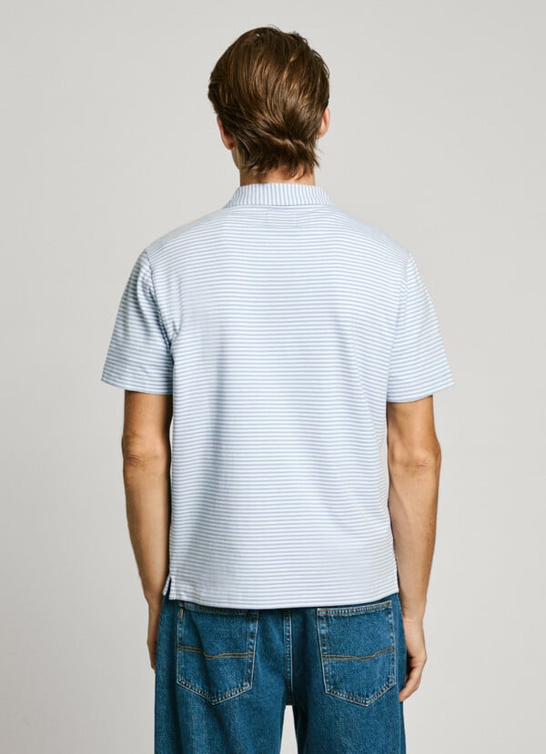 Pepe Jeans Polo Tejido Elástico De Rayas