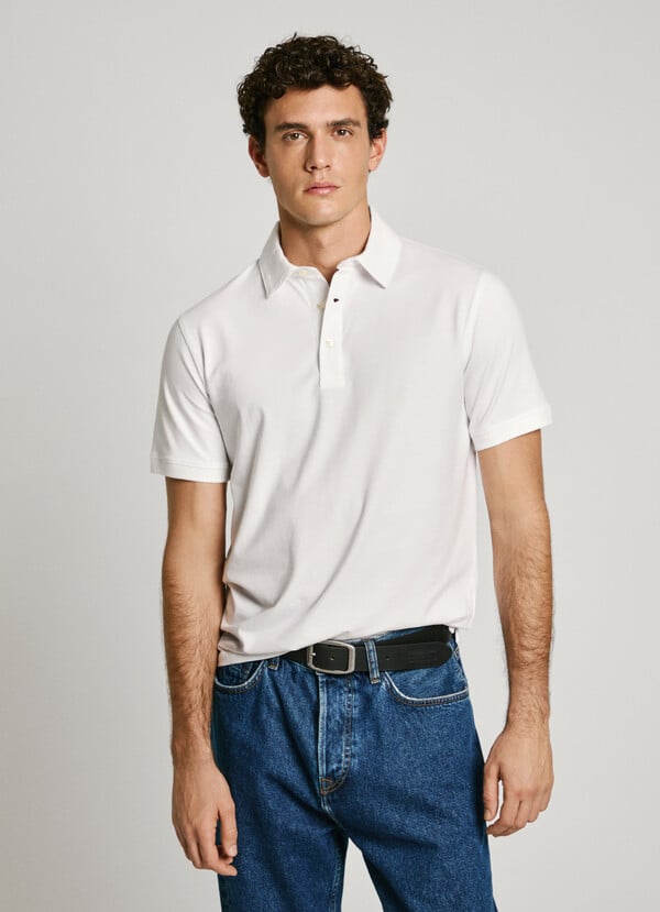 Pepe Jeans Polo Tejido Elástico Fit Slim
