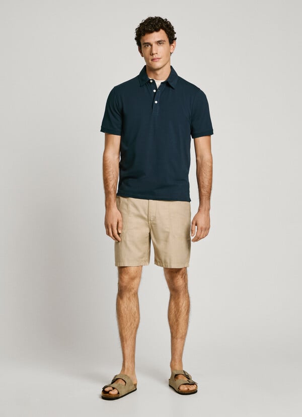 Pepe Jeans Polo Tejido Elástico Fit Slim