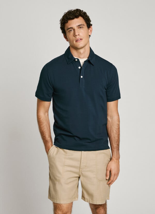 Pepe Jeans Polo Tejido Elástico Fit Slim