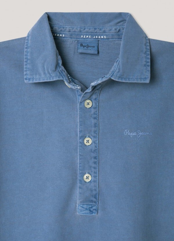 Pepe Jeans Polo Teñido En Prenda