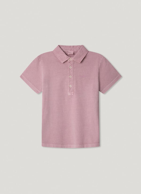 Pepe Jeans polo teñido en prenda
