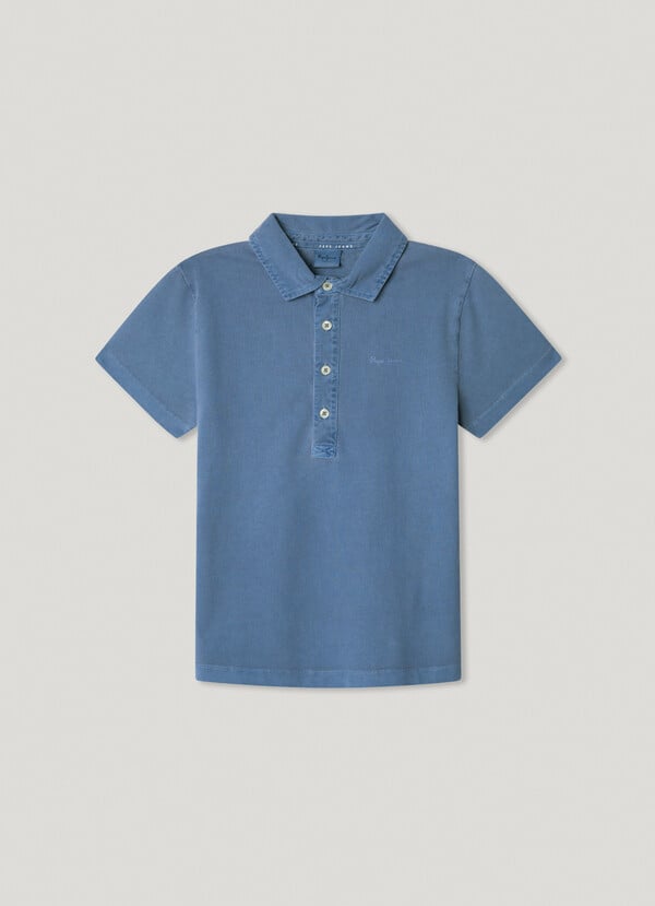 Pepe Jeans polo teñido en prenda