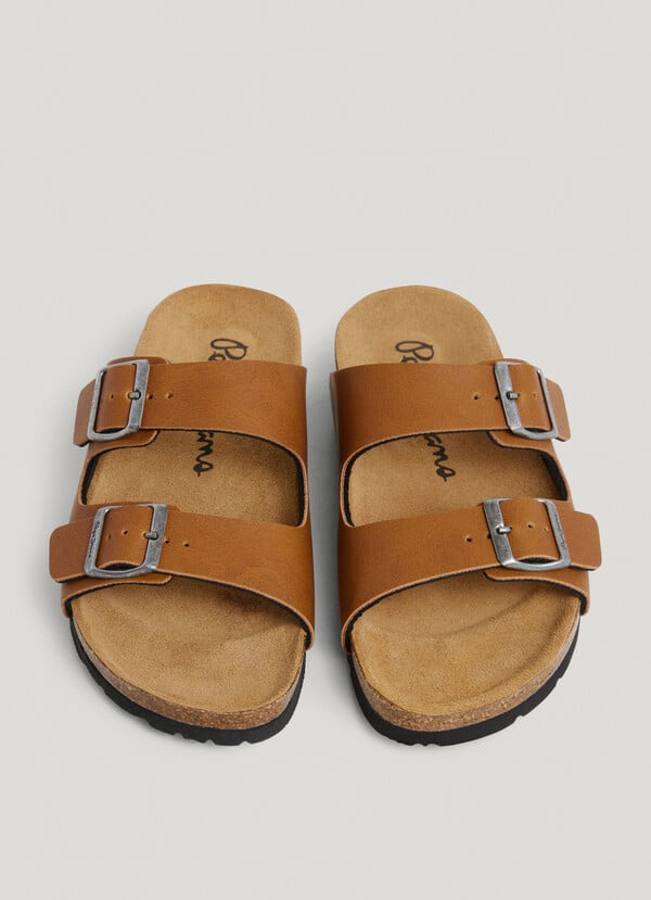 Pepe Jeans Sandalias Con Doble Hebilla