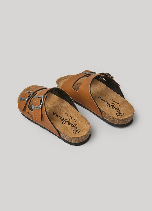 Pepe Jeans Sandalias Con Doble Hebilla