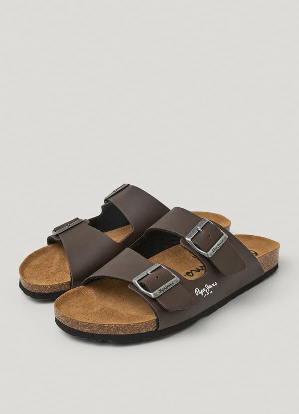 Pepe Jeans Sandalias Con Doble Hebilla