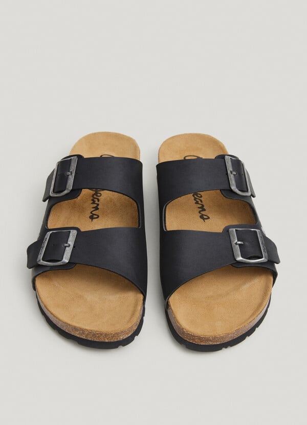 Pepe Jeans Sandalias Con Doble Hebilla