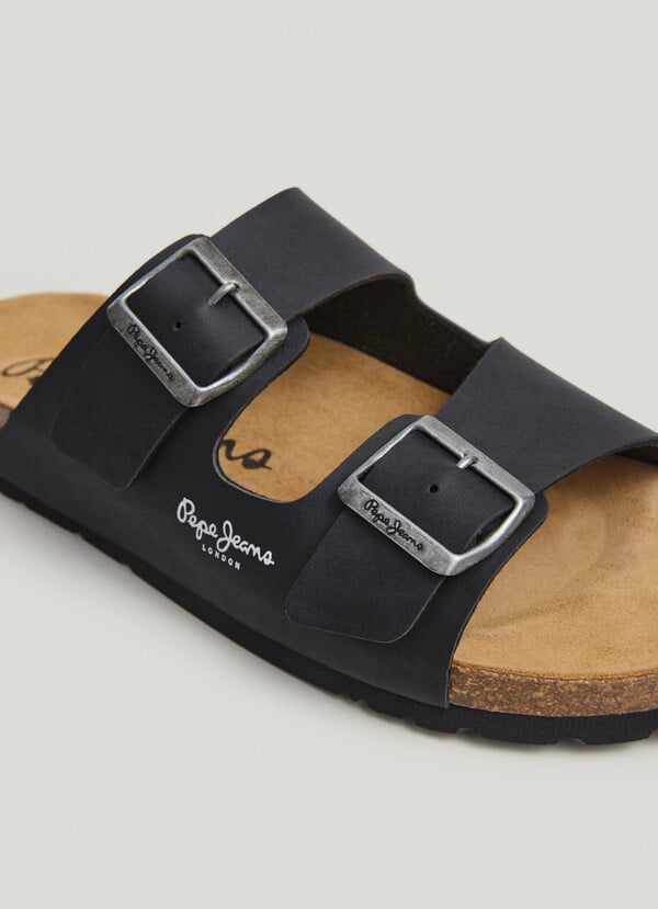Pepe Jeans Sandalias Con Doble Hebilla