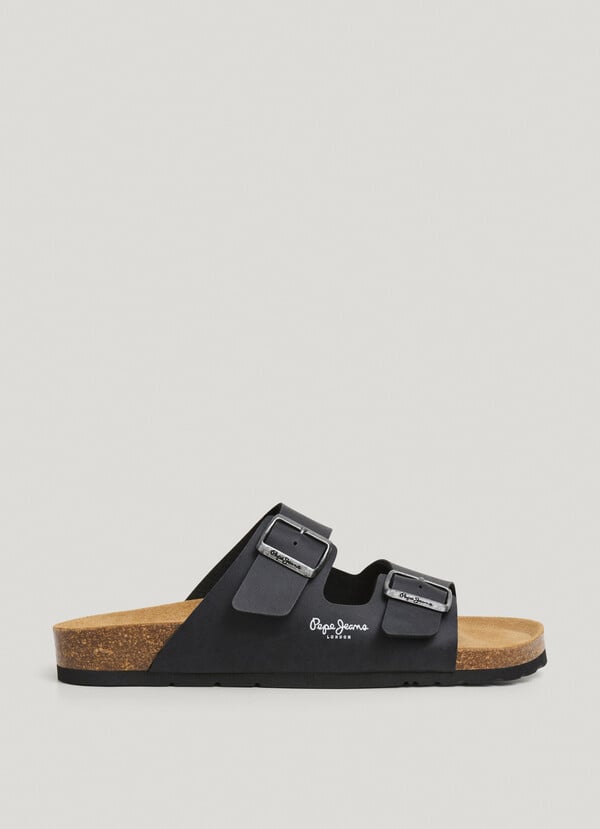 Pepe Jeans sandalias con doble hebilla