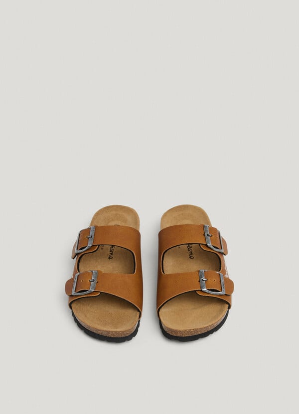 Pepe Jeans Sandalias Con Doble Hebilla