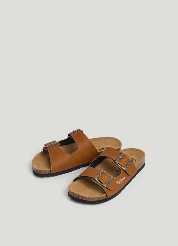 Pepe Jeans Sandalias Con Doble Hebilla