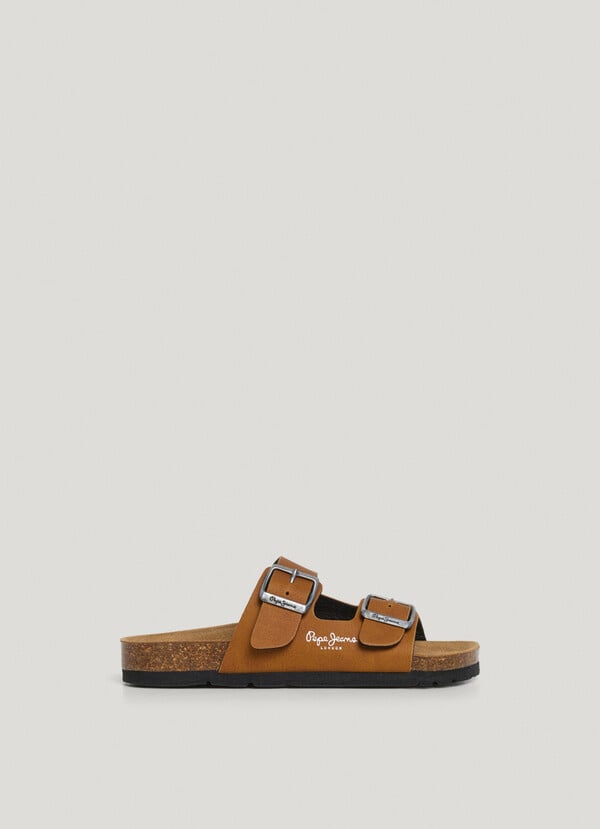Pepe Jeans sandalias con doble hebilla