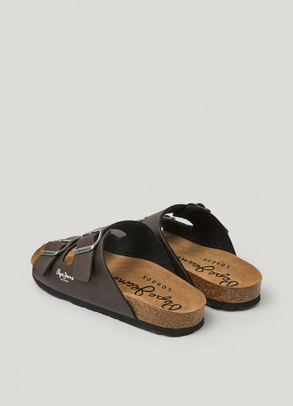 Pepe Jeans Sandalias Con Doble Hebilla