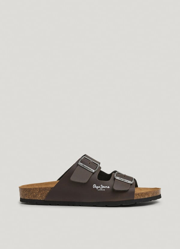 Pepe Jeans sandalias con doble hebilla
