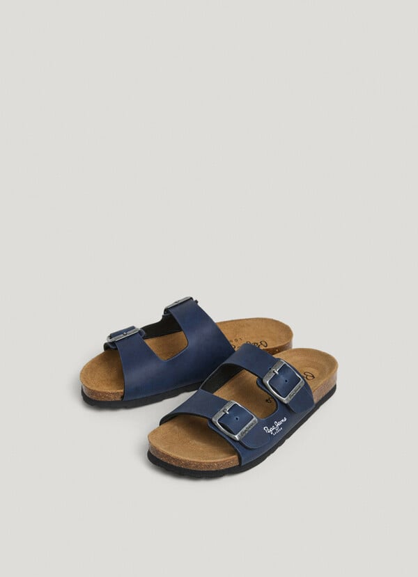 Pepe Jeans Sandalias Con Doble Hebilla