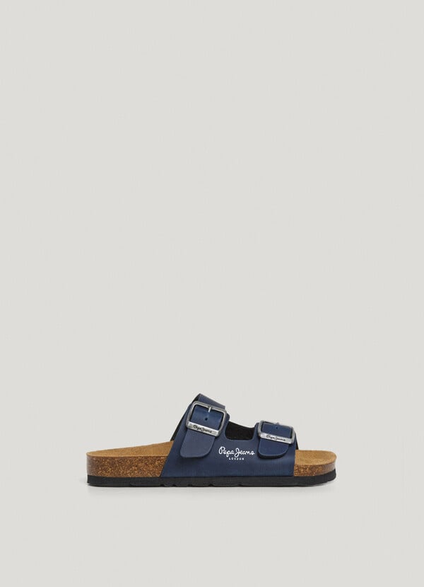 Pepe Jeans sandalias con doble hebilla