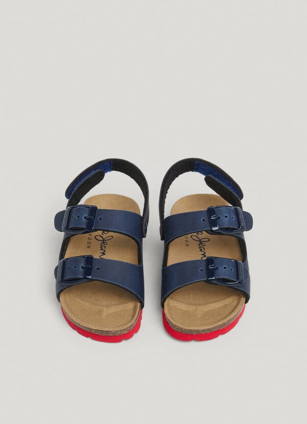 Pepe Jeans Sandalias Con Doble Hebilla