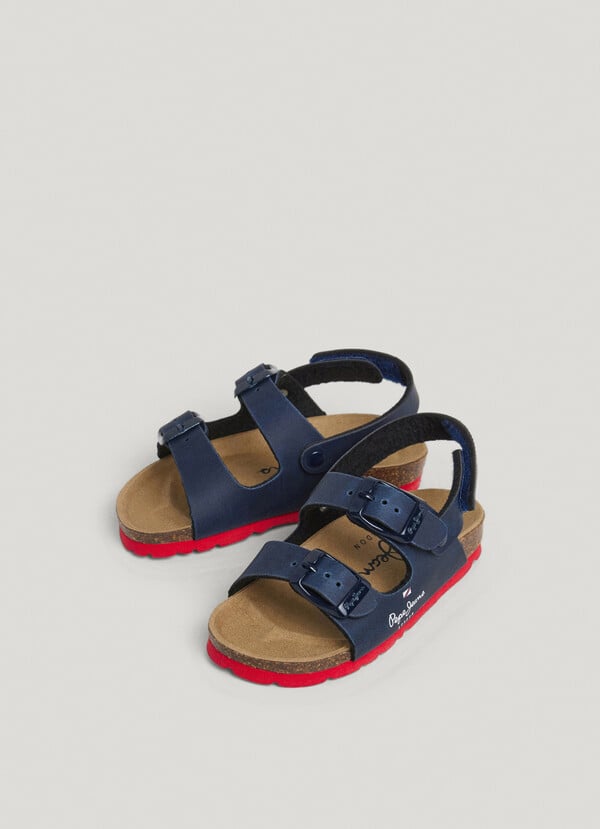 Pepe Jeans Sandalias Con Doble Hebilla