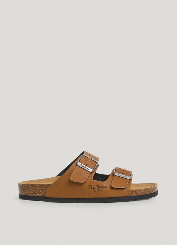 Pepe Jeans sandalias con doble hebilla
