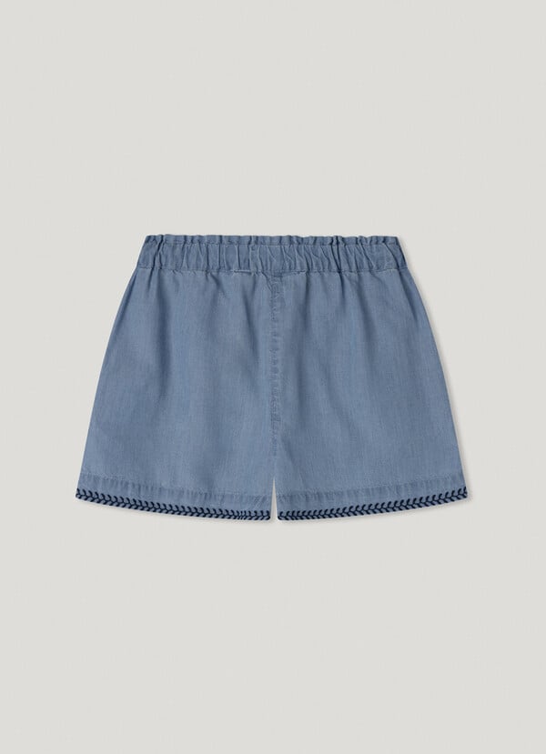 Pepe Jeans Shorts Denim Cintura Elástica