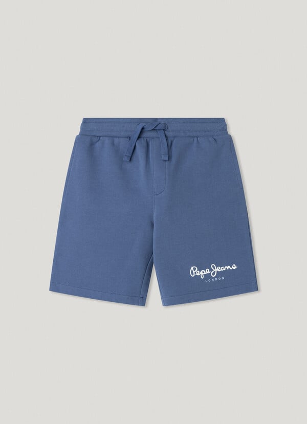 Pepe Jeans shorts felpa logo estampado
