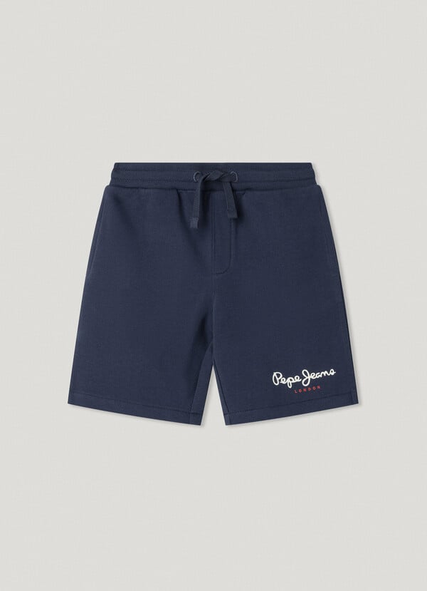 Pepe Jeans shorts felpa logo estampado