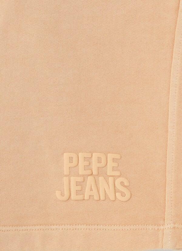 Pepe Jeans Shorts Felpa Teñido En Prenda