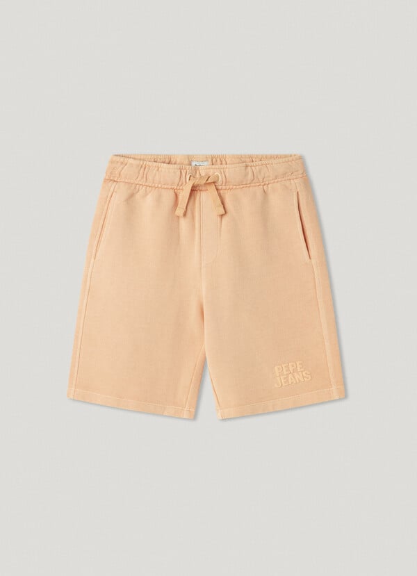 Pepe Jeans shorts felpa teñido en prenda