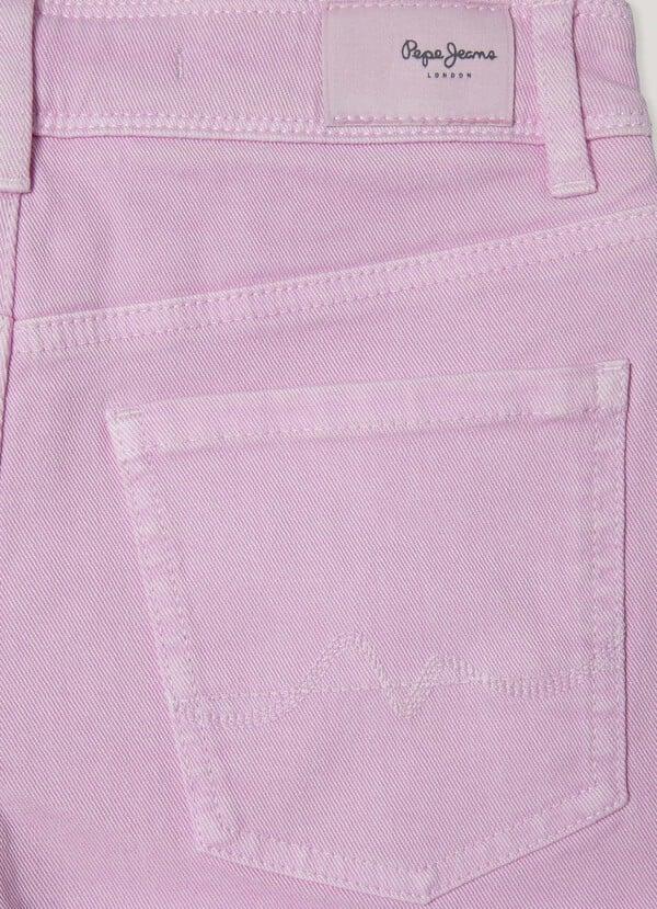 Pepe Jeans Shorts Sarga Teñido En Prenda