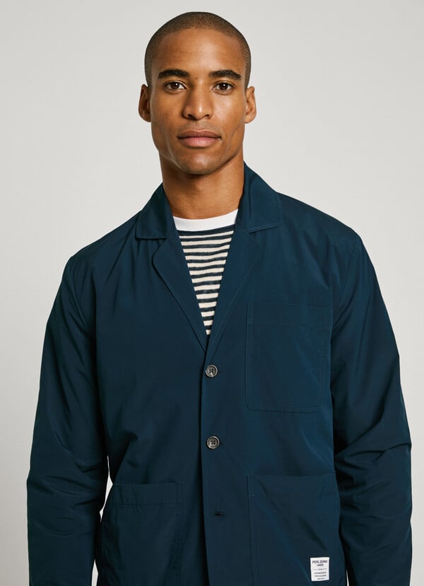 Pepe Jeans Sobrecamisa Con Solapa Fit Regular