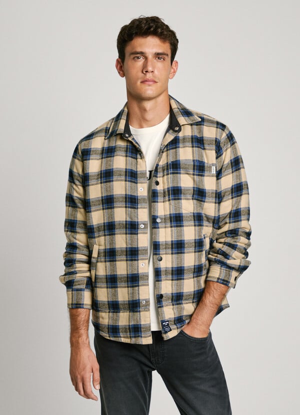 Pepe Jeans sobrecamisa cuadros fit regular