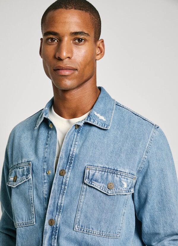 Pepe Jeans Sobrecamisa Denim Fit Relaxed