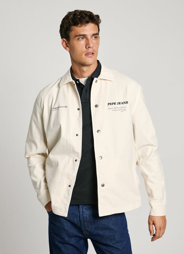 Pepe Jeans Sobrecamisa Logo Bordado Fit Regular