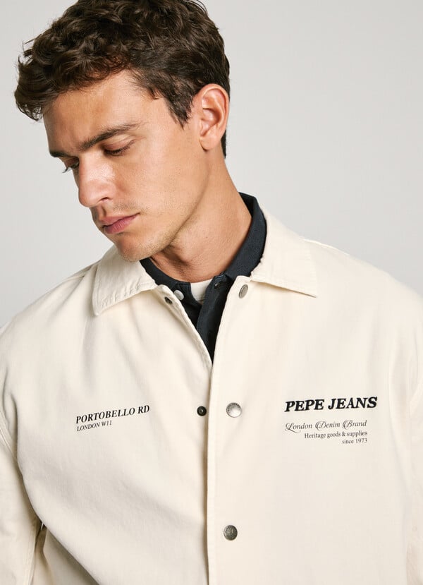 Pepe Jeans Sobrecamisa Logo Bordado Fit Regular