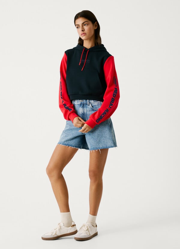 Pepe Jeans Sudadera Capucha Color Block