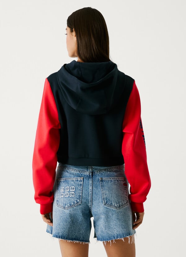 Pepe Jeans Sudadera Capucha Color Block