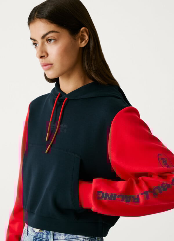 Pepe Jeans Sudadera Capucha Color Block