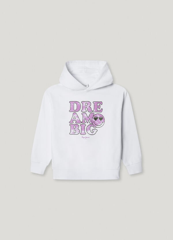 Pepe Jeans sudadera capucha con estampado