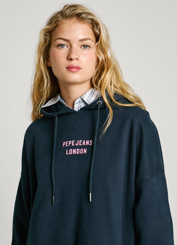 Pepe Jeans Sudadera Capucha Espalda Estampada