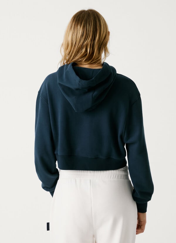 Pepe Jeans Sudadera Capucha Fit Cropped