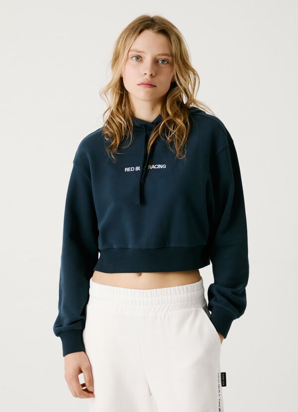 Pepe Jeans Sudadera Capucha Fit Cropped