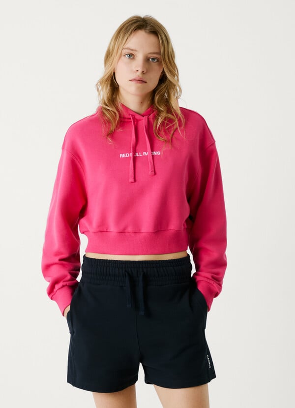 Pepe Jeans Sudadera Capucha Fit Cropped
