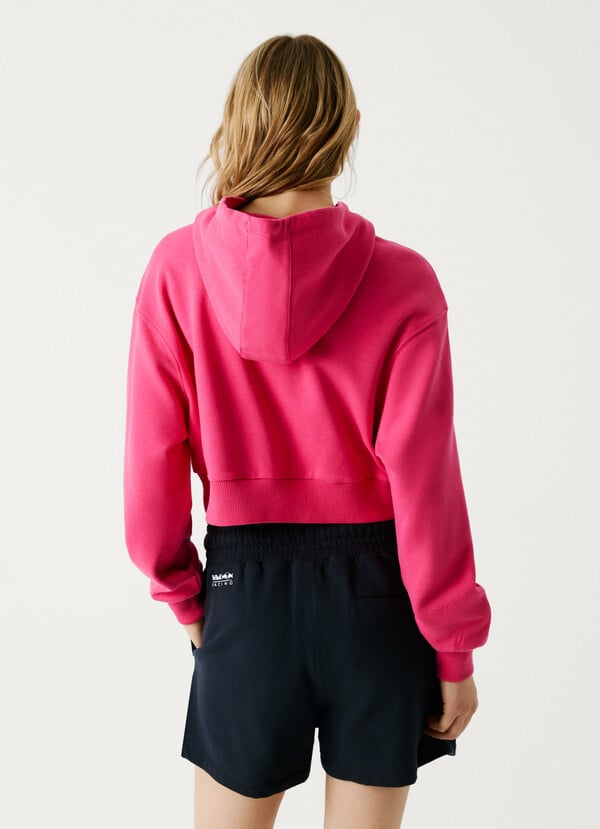 Pepe Jeans Sudadera Capucha Fit Cropped