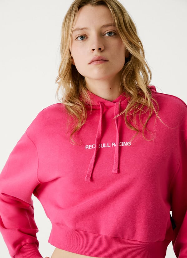 Pepe Jeans sudadera capucha fit cropped