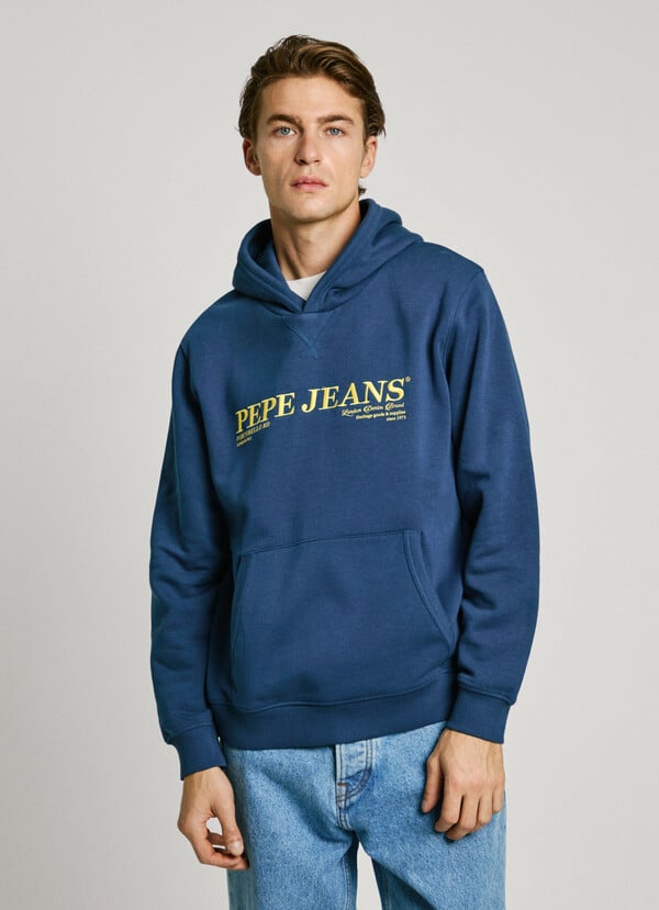 Pepe Jeans Sudadera Con Capucha Fit Regular